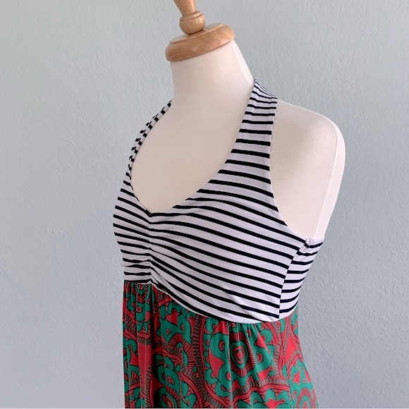 Tracy Negoshian Sun Garden Ansley Halter Maxi - Picture 6 of 12